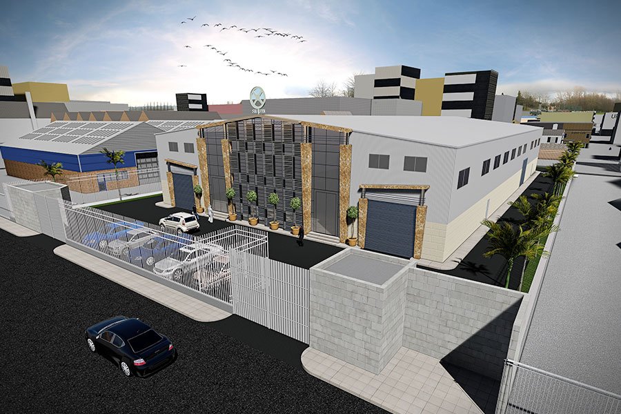 Construction of Proposed Perfume Plant