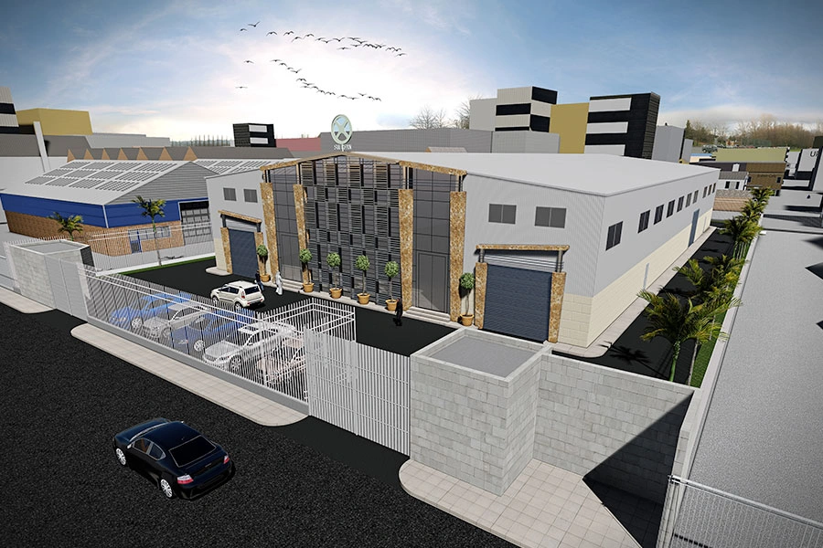 Construction of Proposed Perfume Plant